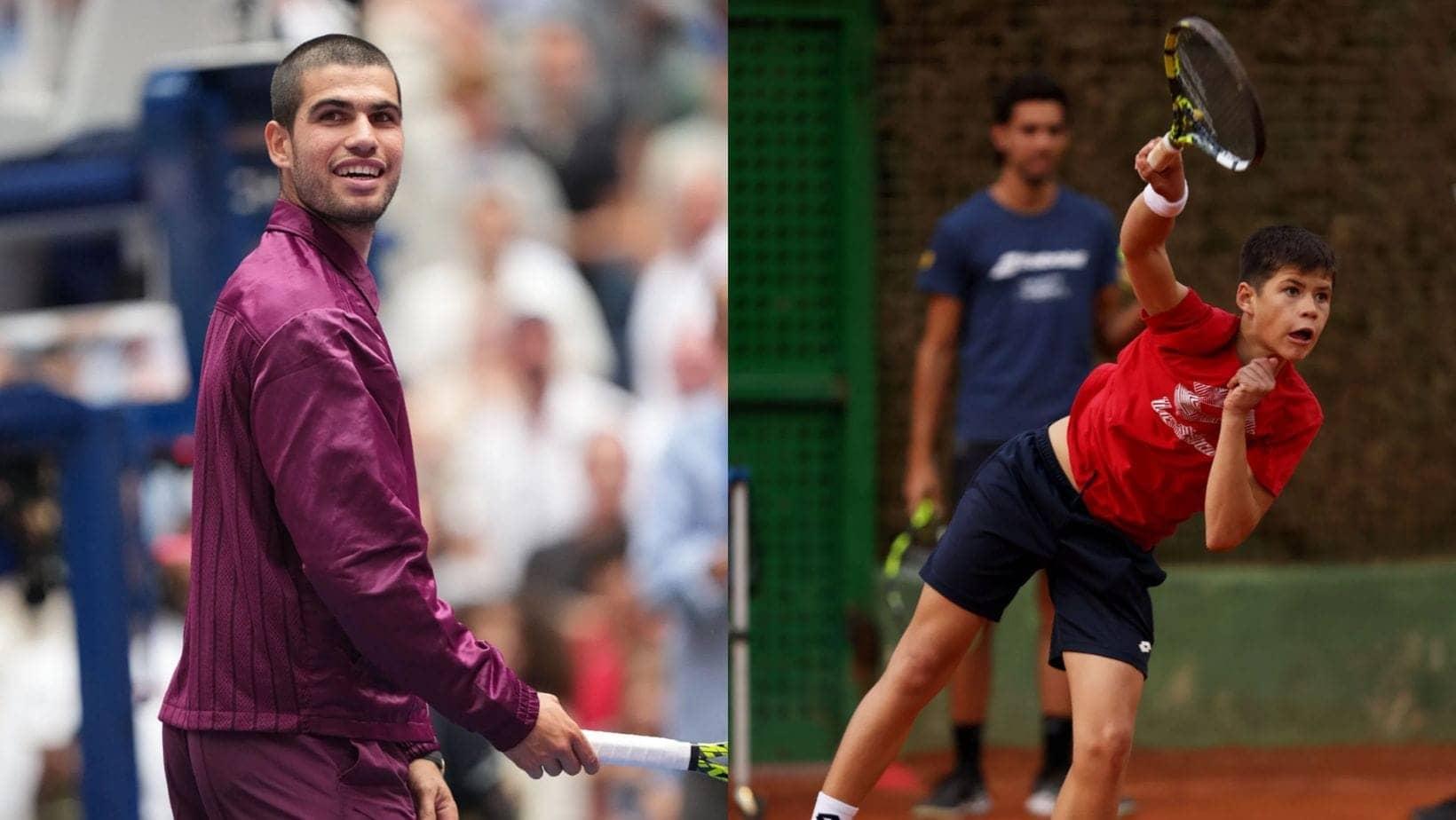 Carlos Alcaraz beams with pride as Jaime wins Madrid Open U16