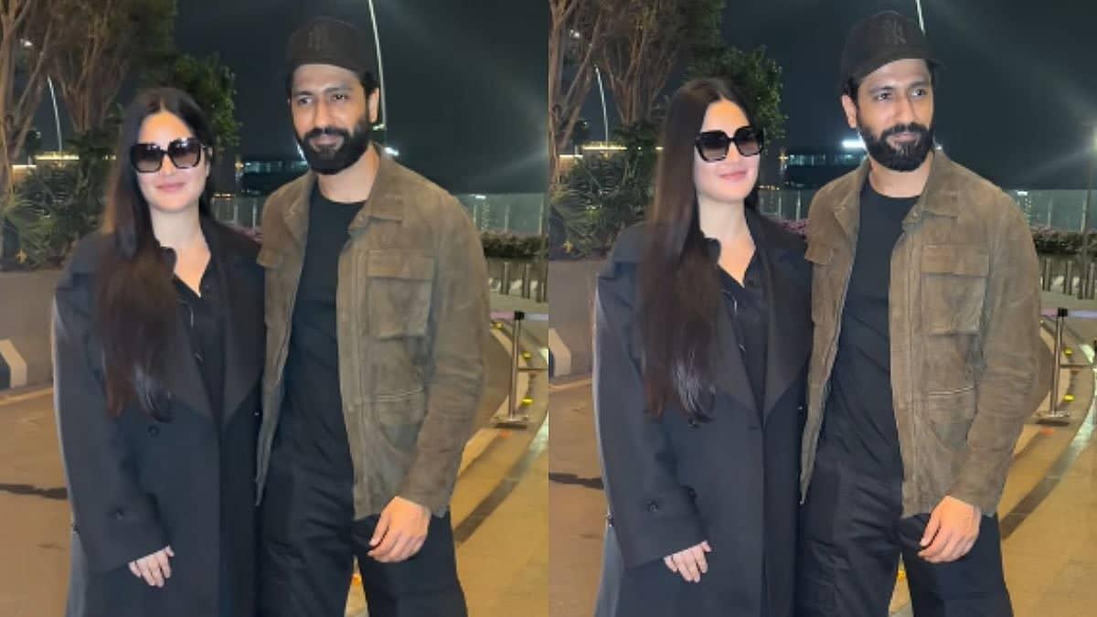 Katrina-Vicky's Stylish New Parent Debut at Mumbai Airport