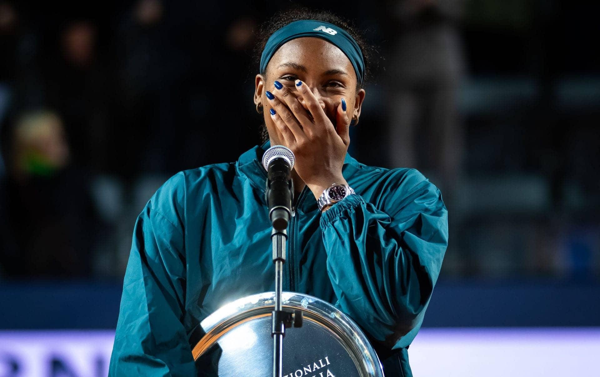 Coco Gauff's Trophy Speech Turns Hilariously Unexpected!