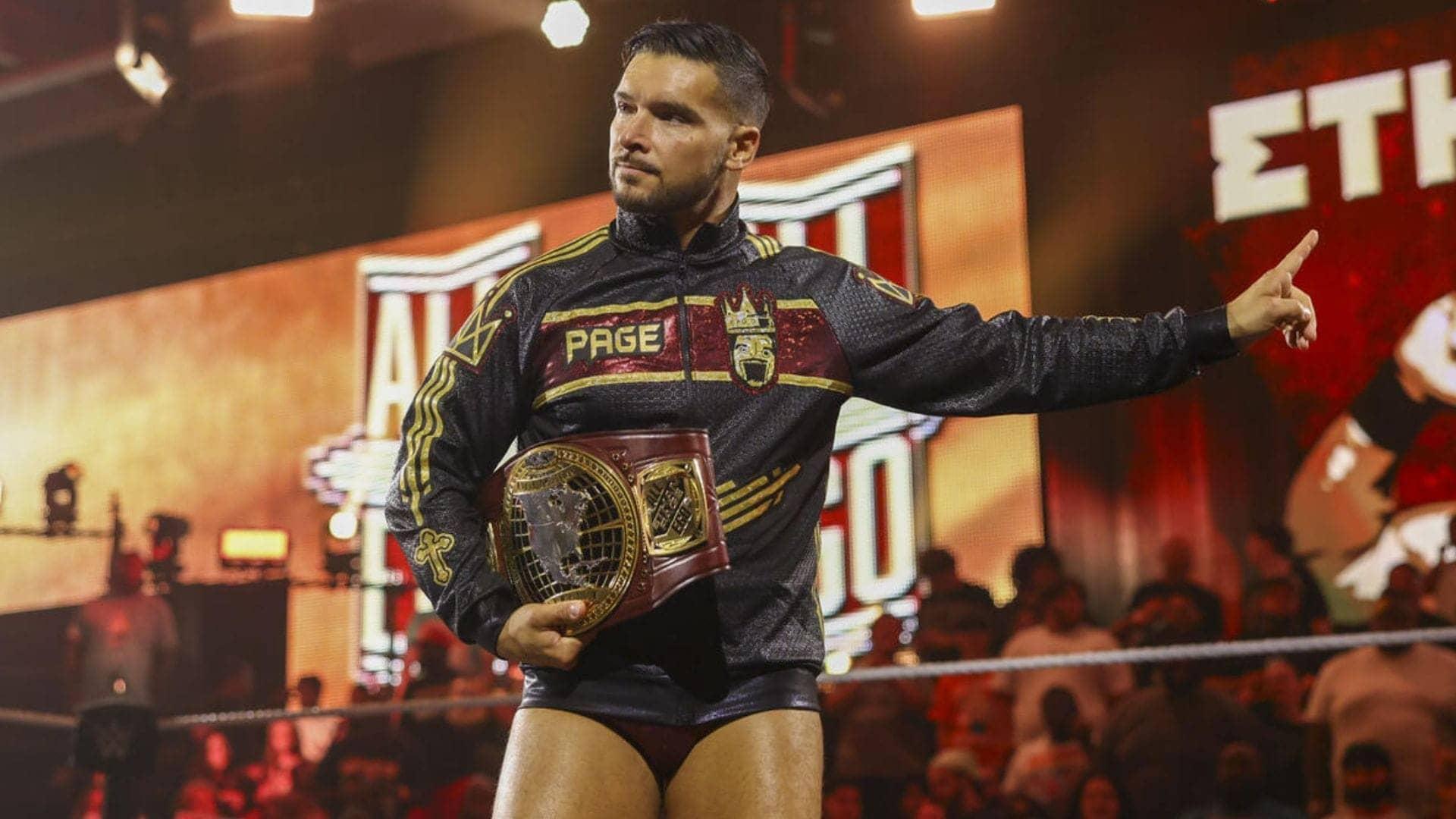 Ethan Page Aims to Rename the IC Title, Smell What He's Cooking
