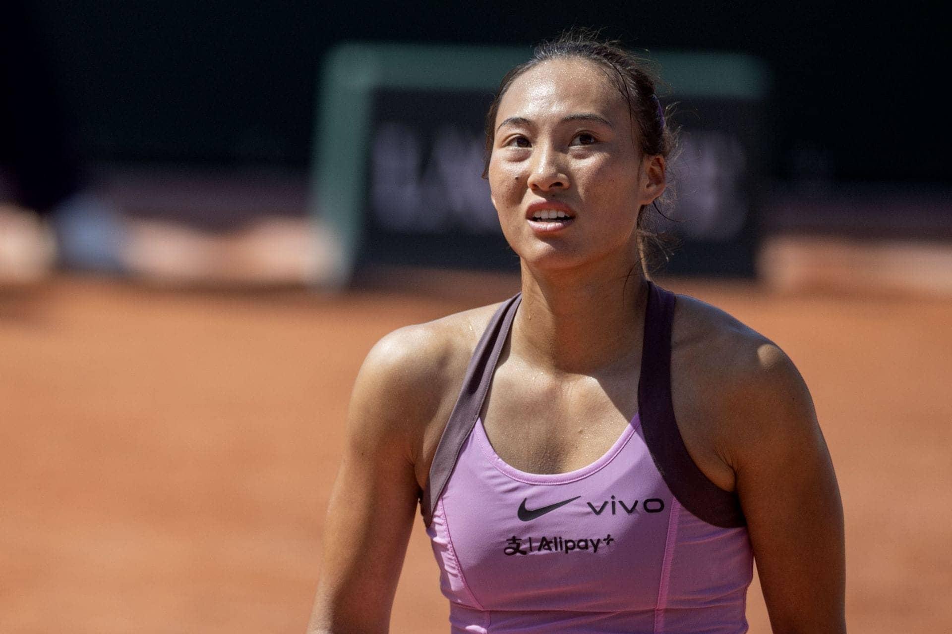 Zheng Qinwen Gets Emotional After French Open Upset