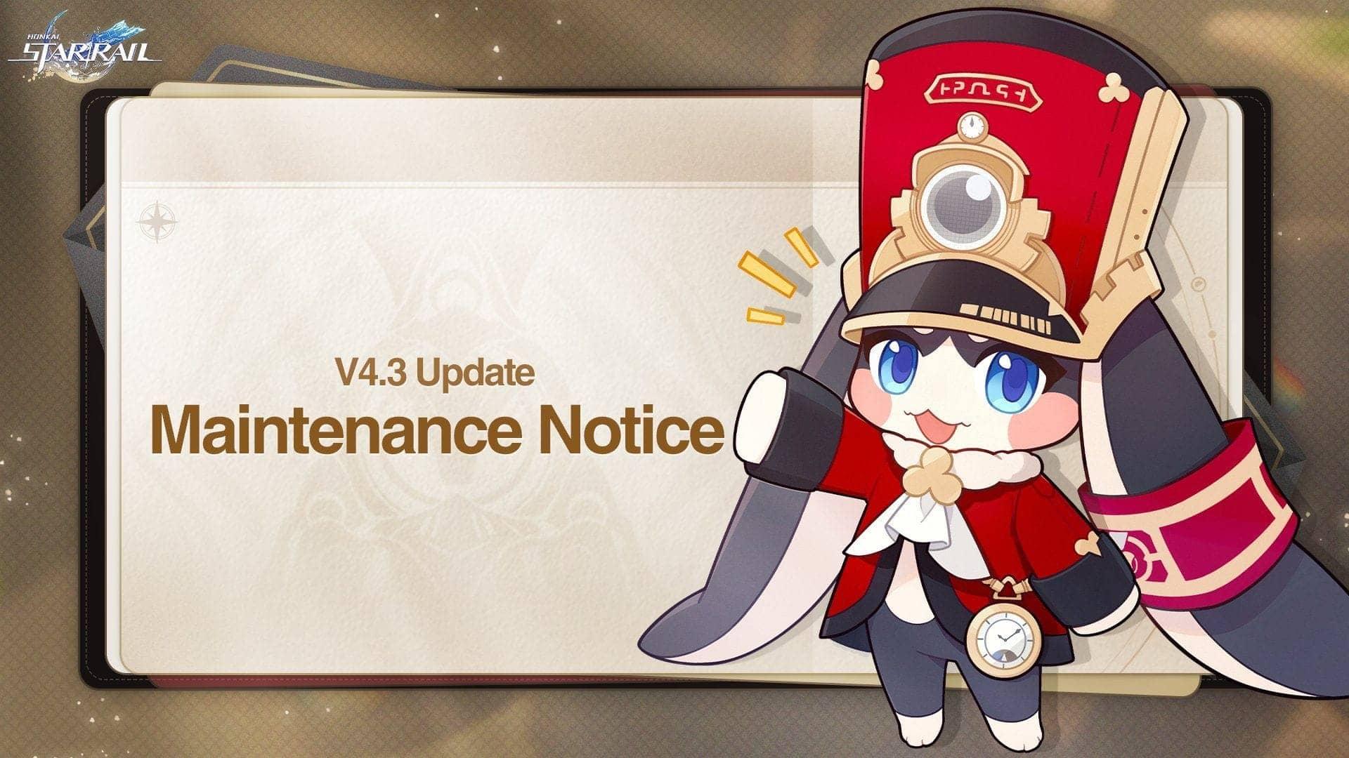 Honkai Star Rail 4.3 Update: Maintenance and Server Snooze