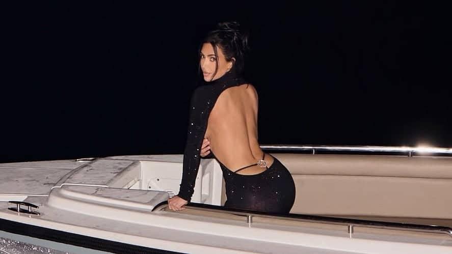 Kim Kardashian Steals Show in Dazzling Backless Gucci Gown
