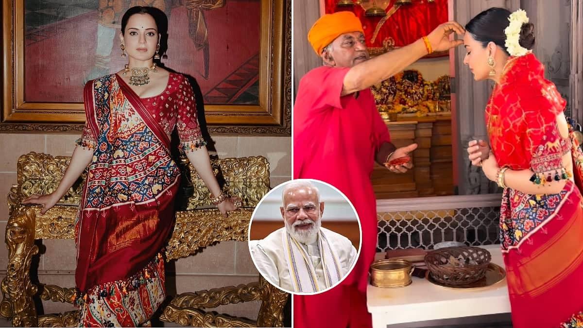 Kangana's Jodhpur Visit: Prayers and Patan Patola Drama
