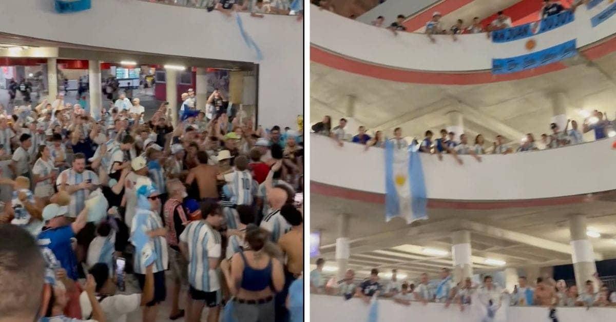 Argentina Fans Go Crazy as Messi Scores Hat-Trick at WC