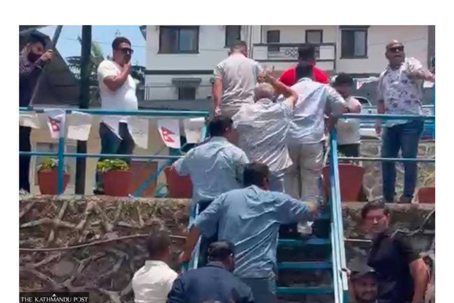 Kathmandu Mein Saudi Skills Test Par Recruiters Ka Protest