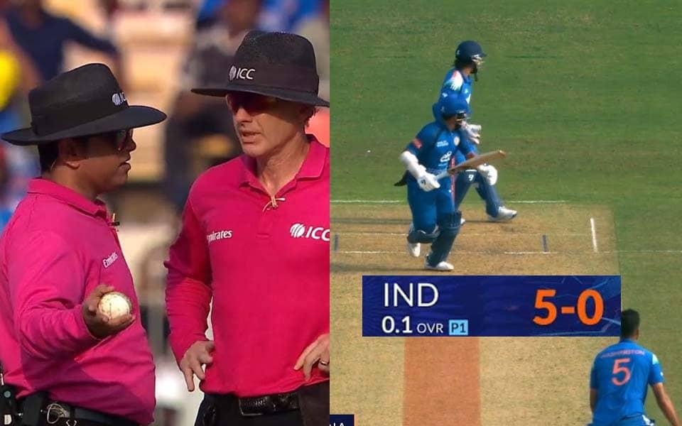 India's Silly 5 Runs Gifted by Afghanistan's Captain Oopsie