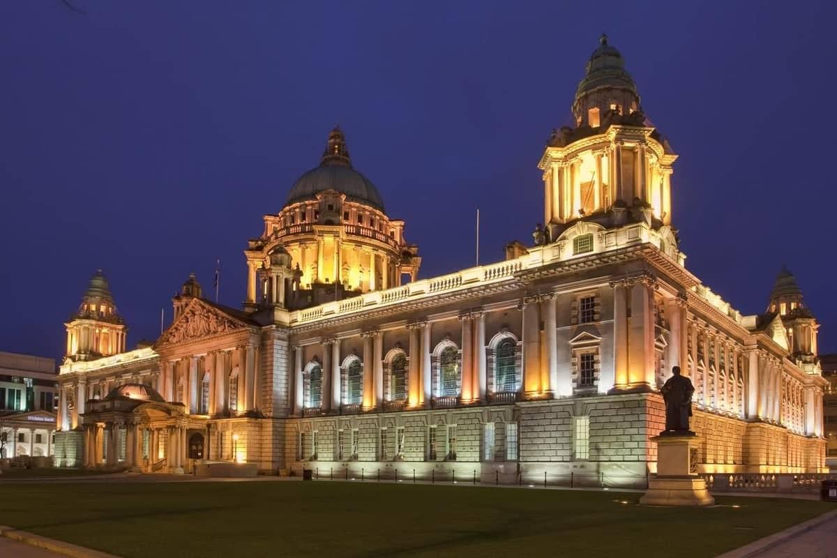 Belfast City Hall Shines Yellow for Reflection Day