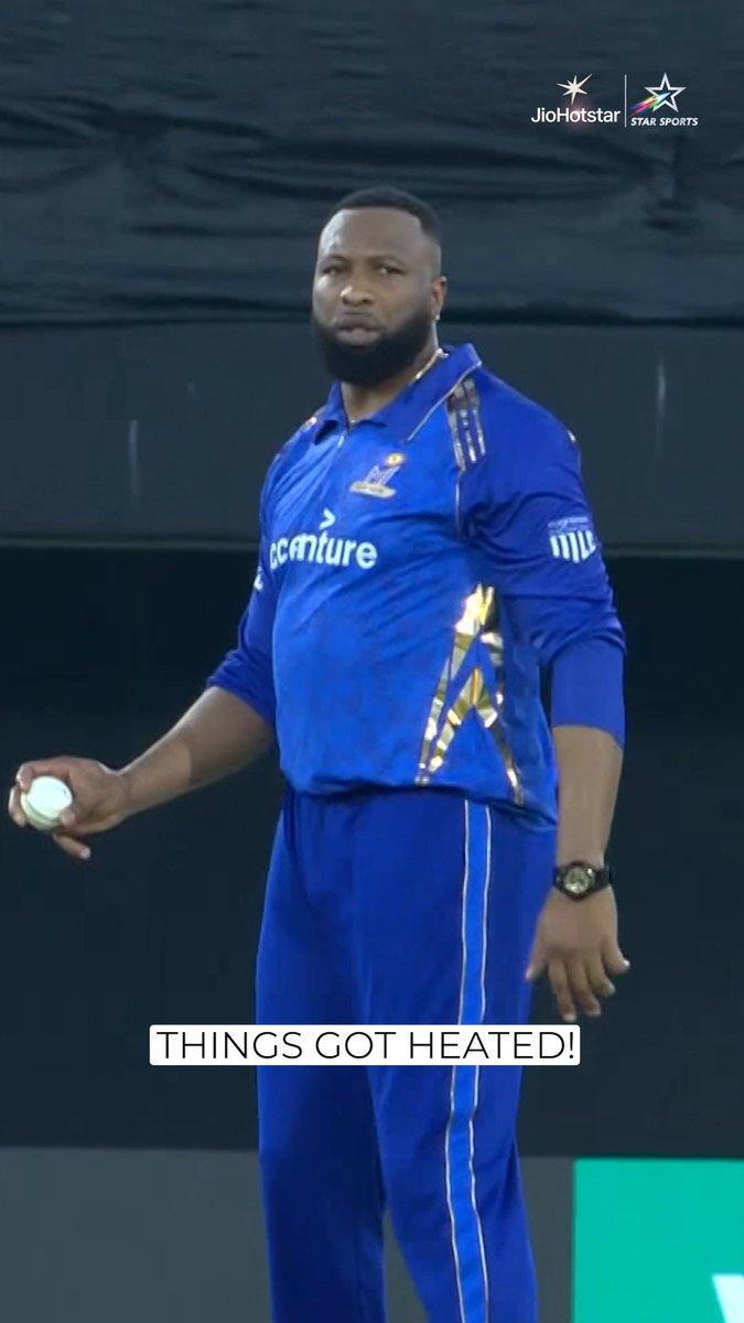 No such thing as a boring match with Pollard in your team. 😂 https://t.co/vaQQOFuDRK