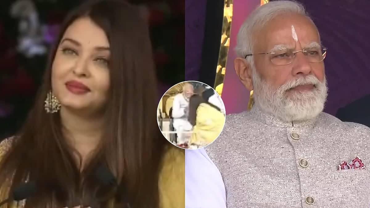 Aishwarya Rai Shines at Baba's 100th Bash with Modi