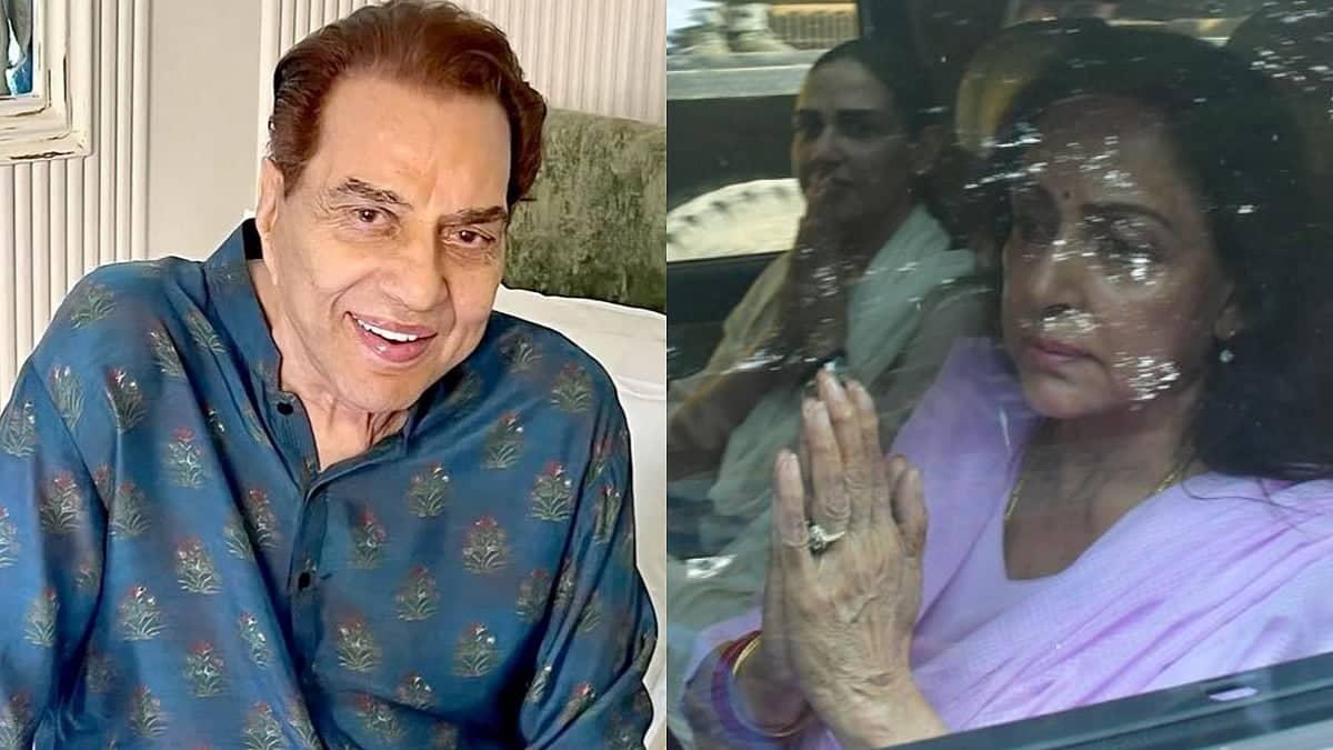 Dharmendra's Enchanted Farewell: Hema and Esha's Namaste
