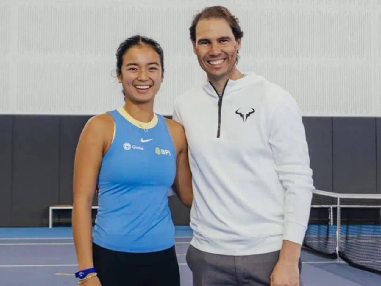 Nadal brings the heat in chill mode with Alexandra Eala