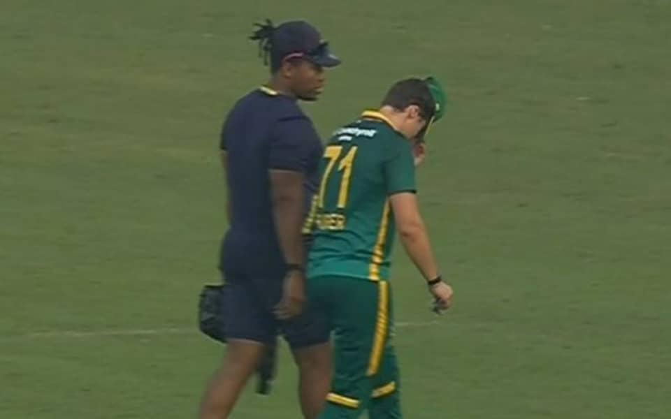 Nandre Burger's hamstring injury sidelines him in Raipur ODI