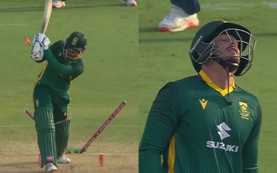 The Rock says Prasidh sent De Kock's stumps flying high