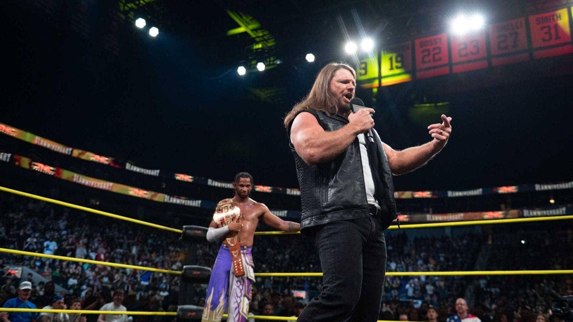 Leon Slater challenges AJ Styles before retirement showdown