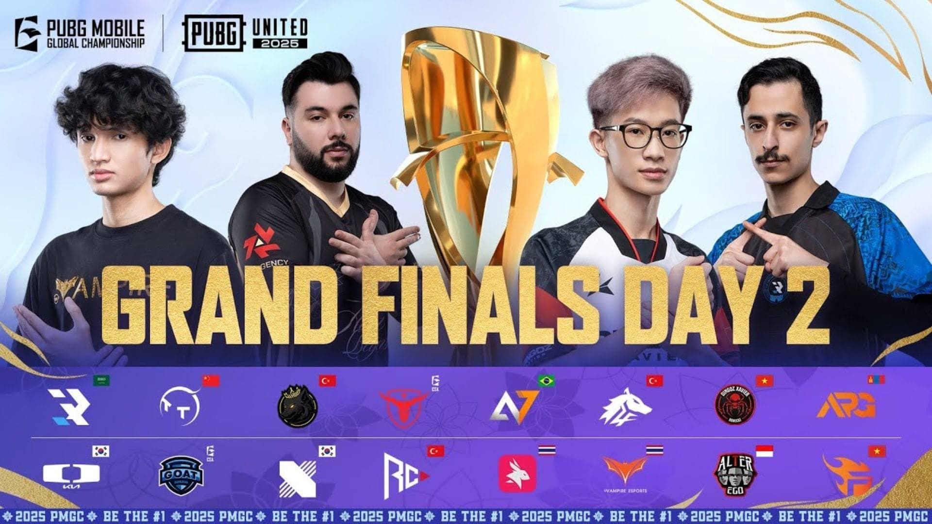 PMGC Day 2: 16 teams clash, D'Xavier leads the charge!