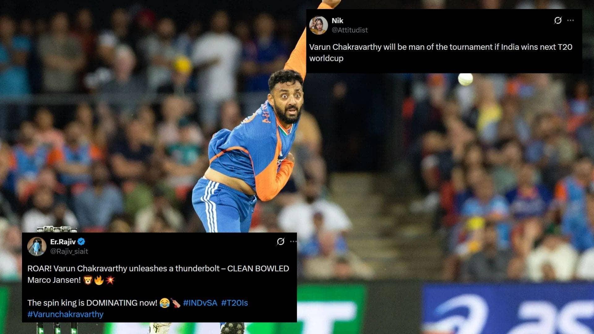 Arre Varun! Jaadu se wickets, photo sessions nahi chahiye
