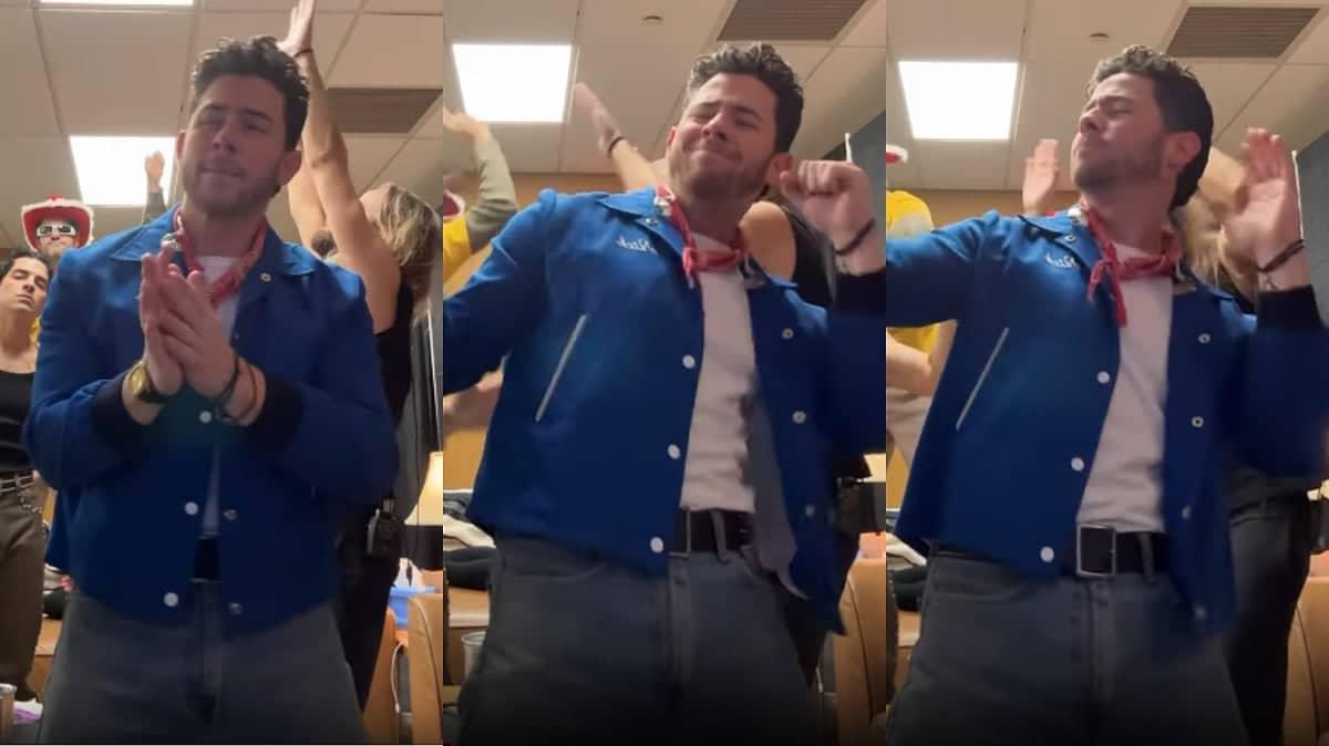 Nick Jonas Dances to Ranveer's Shararat with Brothers