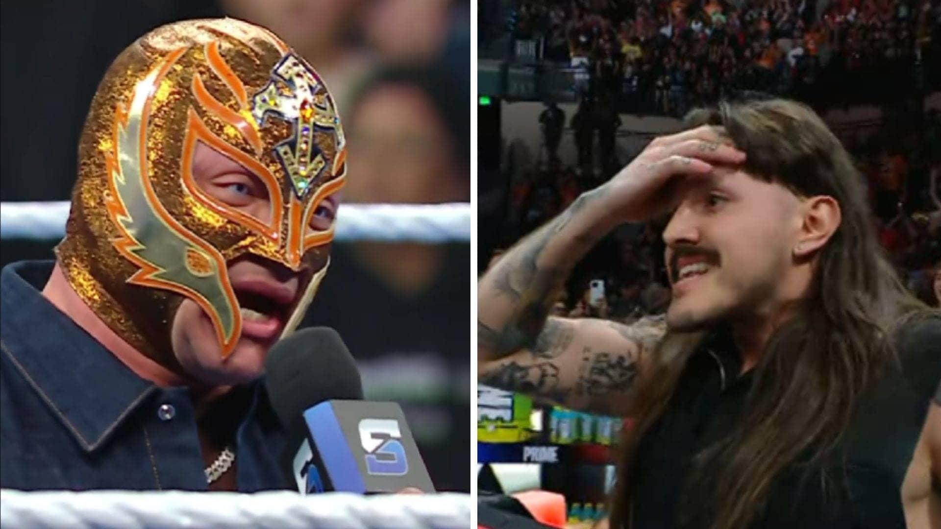 Rey Mysterio Schools Dominik as Fans Roast Him Mid-Match