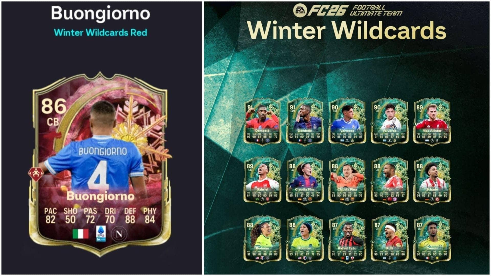 Buongiorno ka Winter Wildcards SBC: Chaar squads, sasta maal!