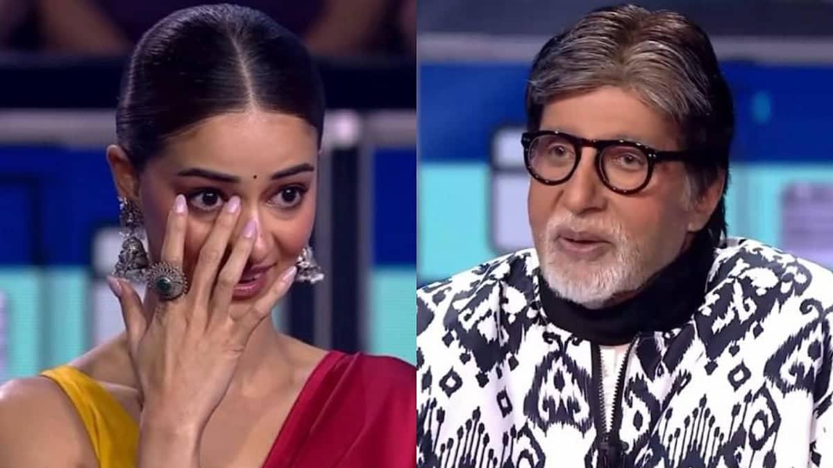 Ananya Panday Gets Emotional as Big B Cheers Her in KBC 17