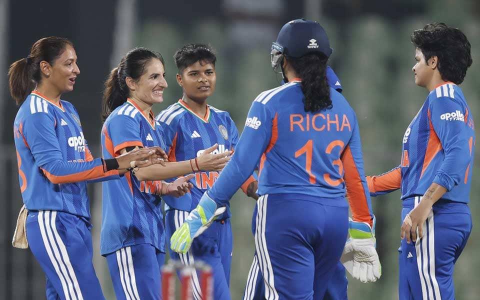 India Women Flex Skills, Sweep T20I Series Against Sri Lanka
