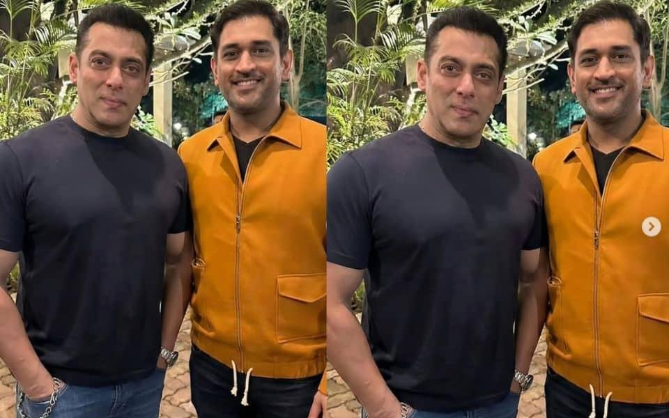 Dhoni Joins Salman Khan's Star-Studded Birthday Bash