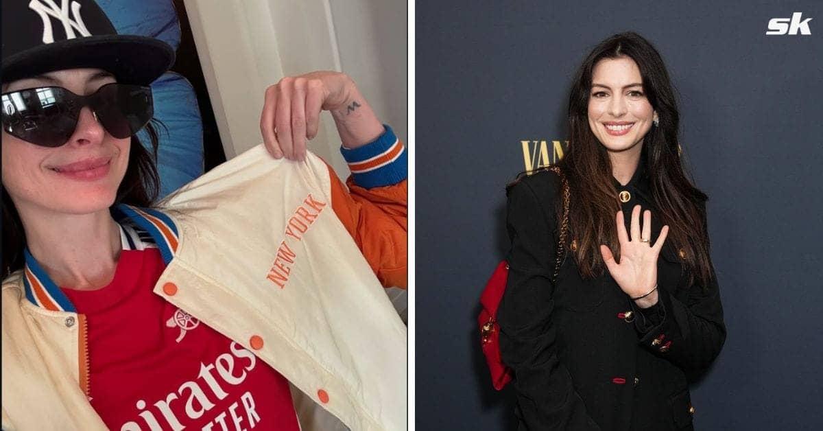 Anne Hathaway Celebrates Arsenal's Win with Owen Goal Pun!