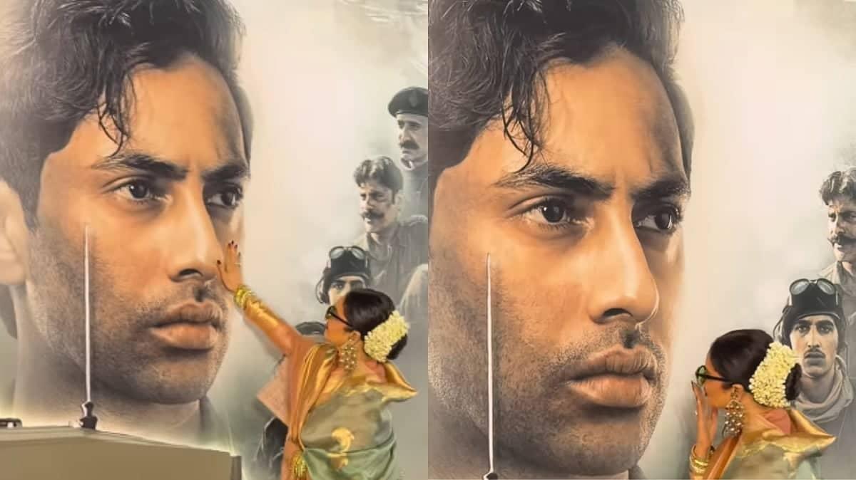 Rekha Ka Jadoo: Agastya Ki Poster Pe Pyaar Bhara Pal