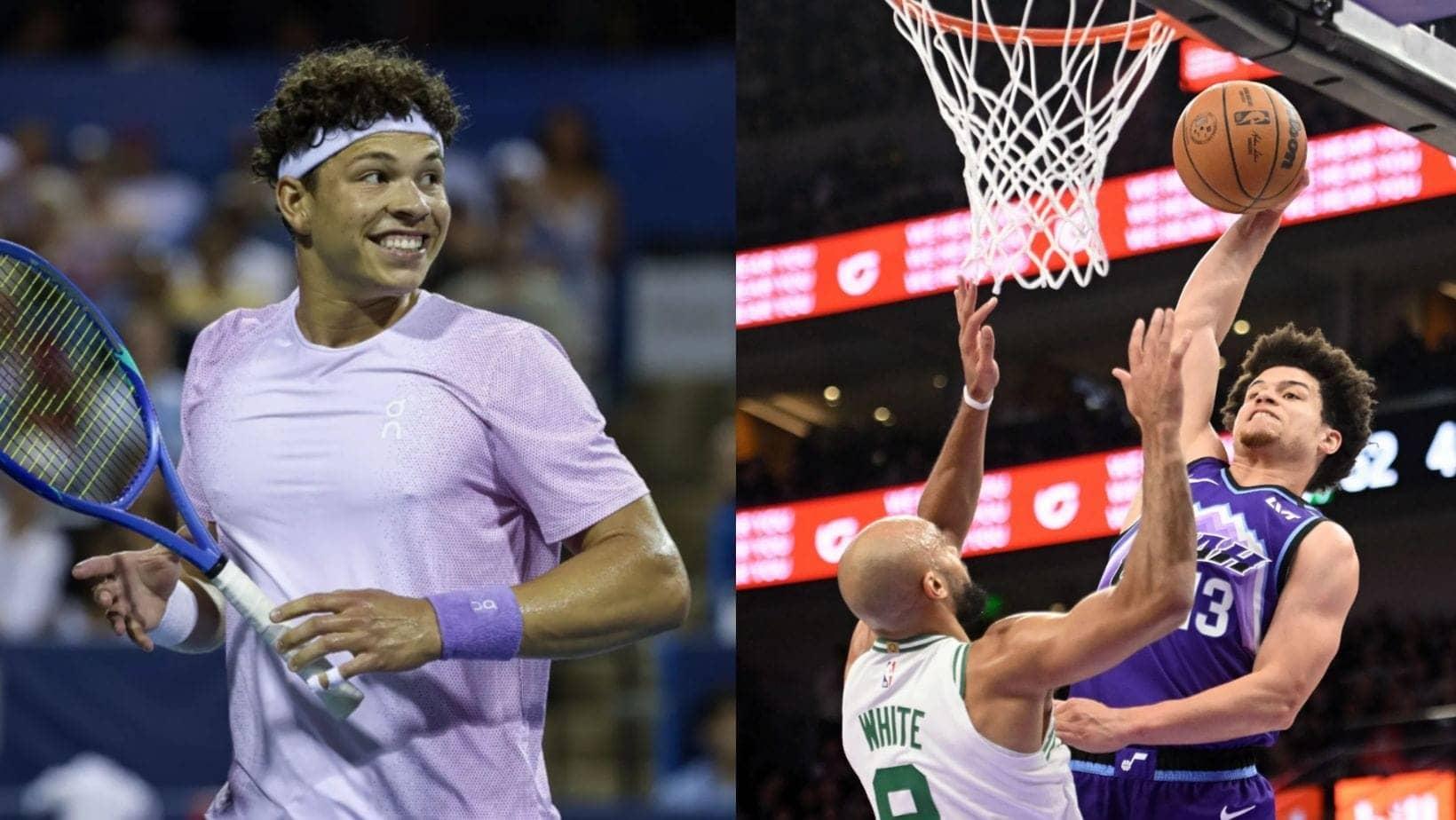 Ben Shelton dazzled by Walt Clayton Jr.'s slam dunk brilliance
