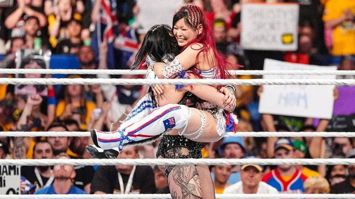 IYO SKY Apologizes to Rhea Ripley's Ex After Backstage Hug