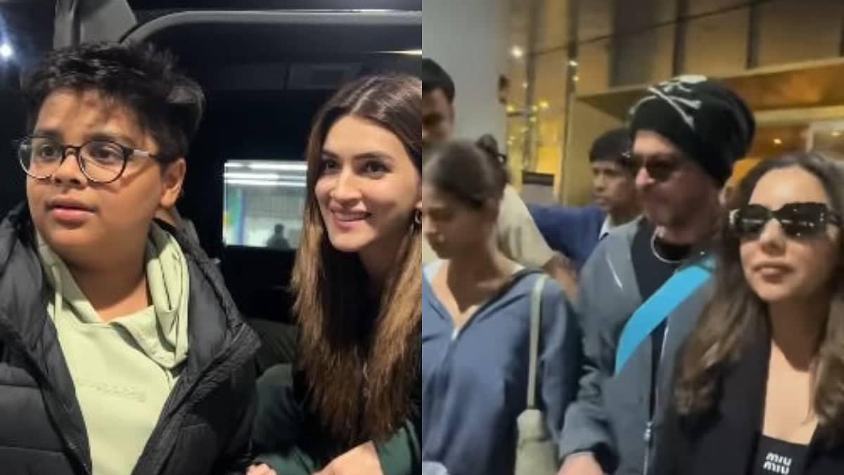 Kid Waits 4 Hours for Kriti, SRK Fan Shouts 3 Hours, Drama!