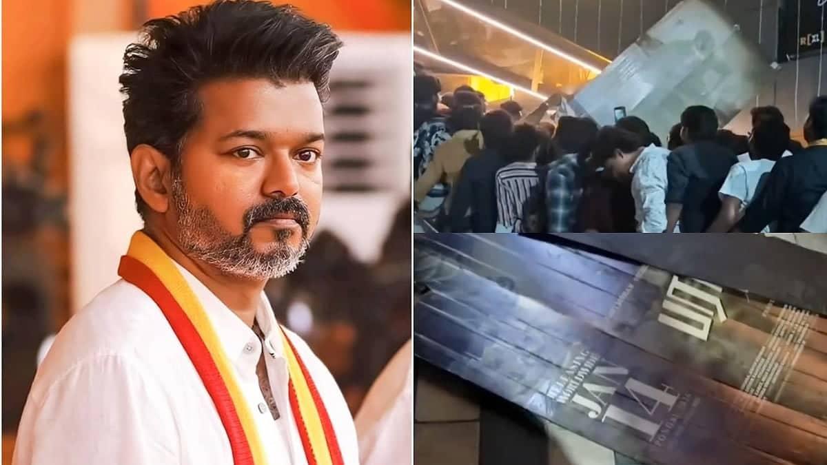 Vijay's Fans Tear Down Parasakthi Posters in Madurai Clash