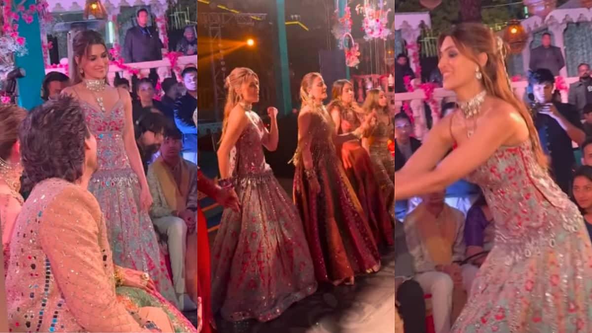 Kriti Sanon's Dazzling Dance at Nupur's Enchanted Sangeet