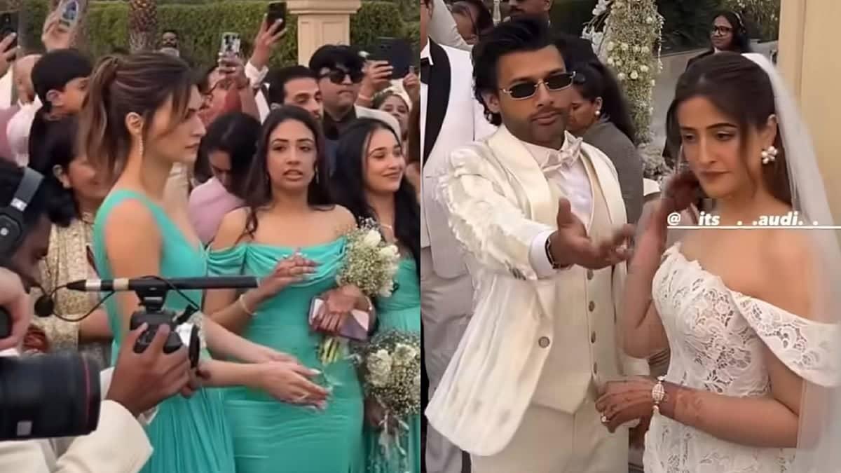 Kriti Sanon Dazzles as Bridesmaid at Nupur's Wedding