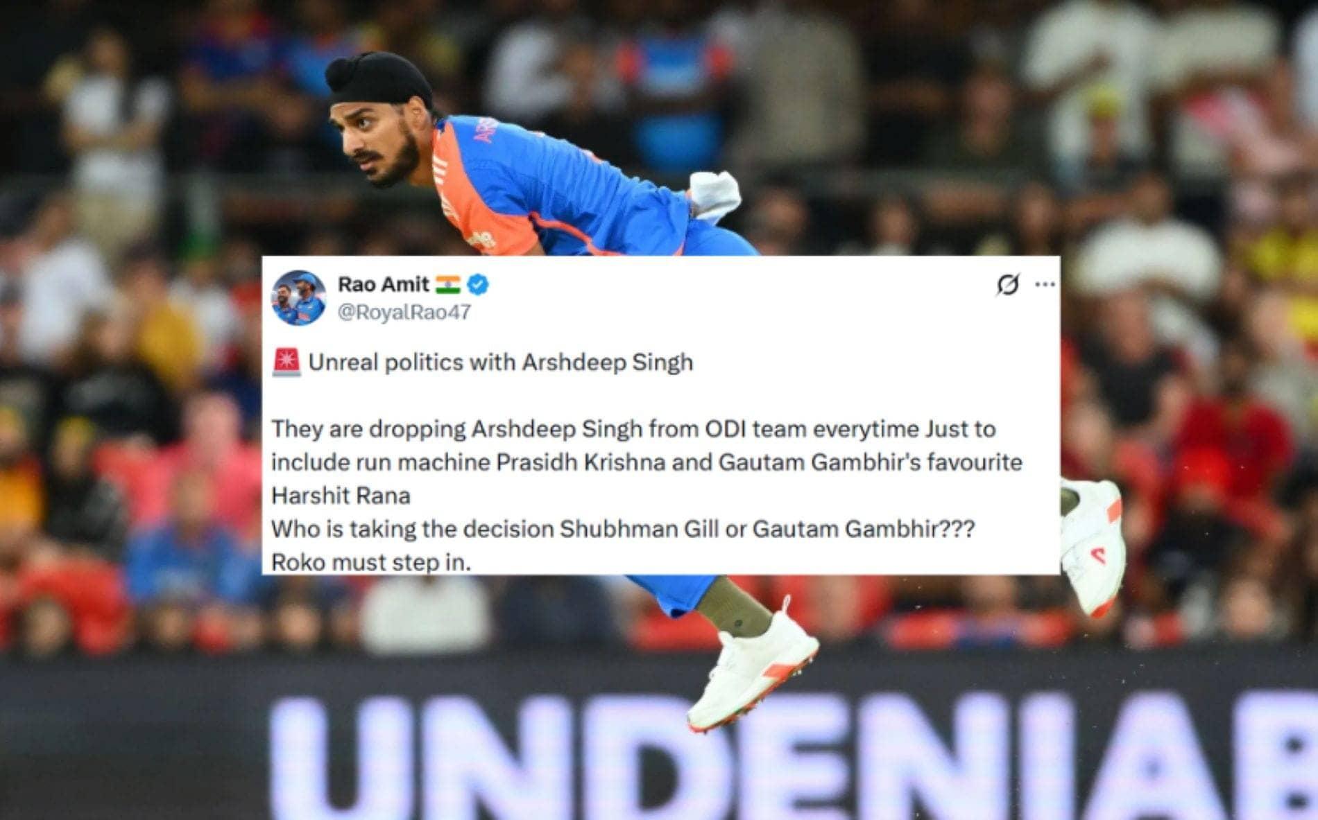 Arshdeep Singh benched? Fans slam team management hard!