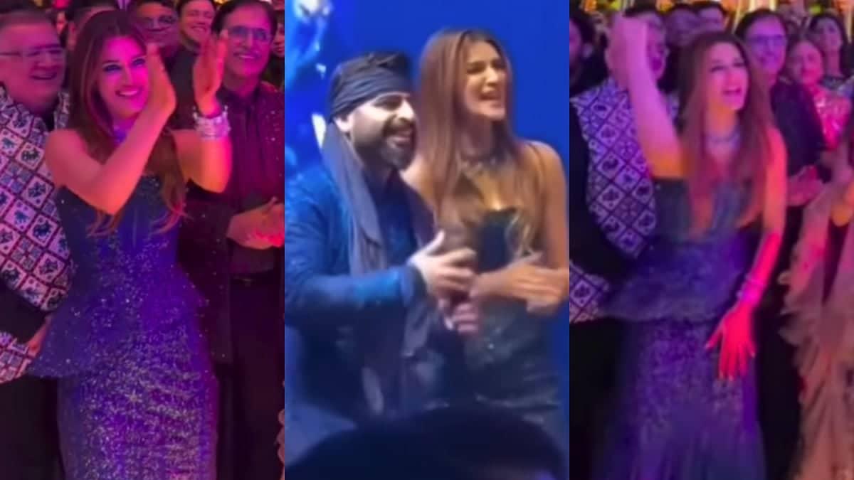Kriti Sanon Dazzles At Nupur And Stebin's Wedding Bash