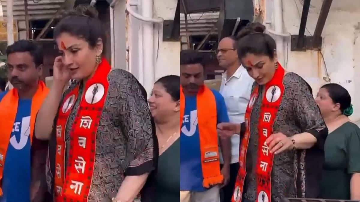 Raveena Tandon Takes Center Stage in Bandra Elections