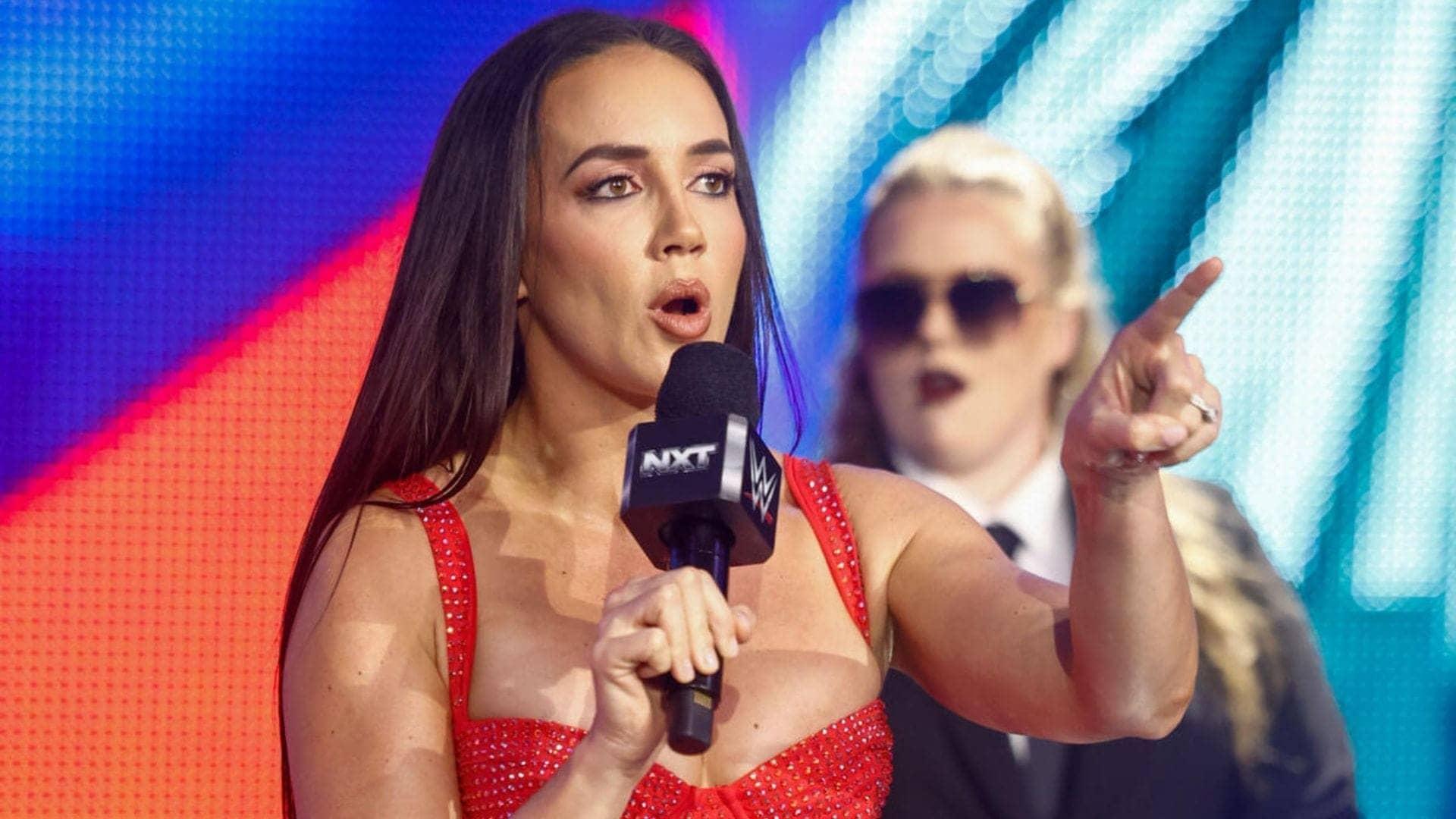 Chelsea Green cheers for IYO SKY like a ninja on a mission!