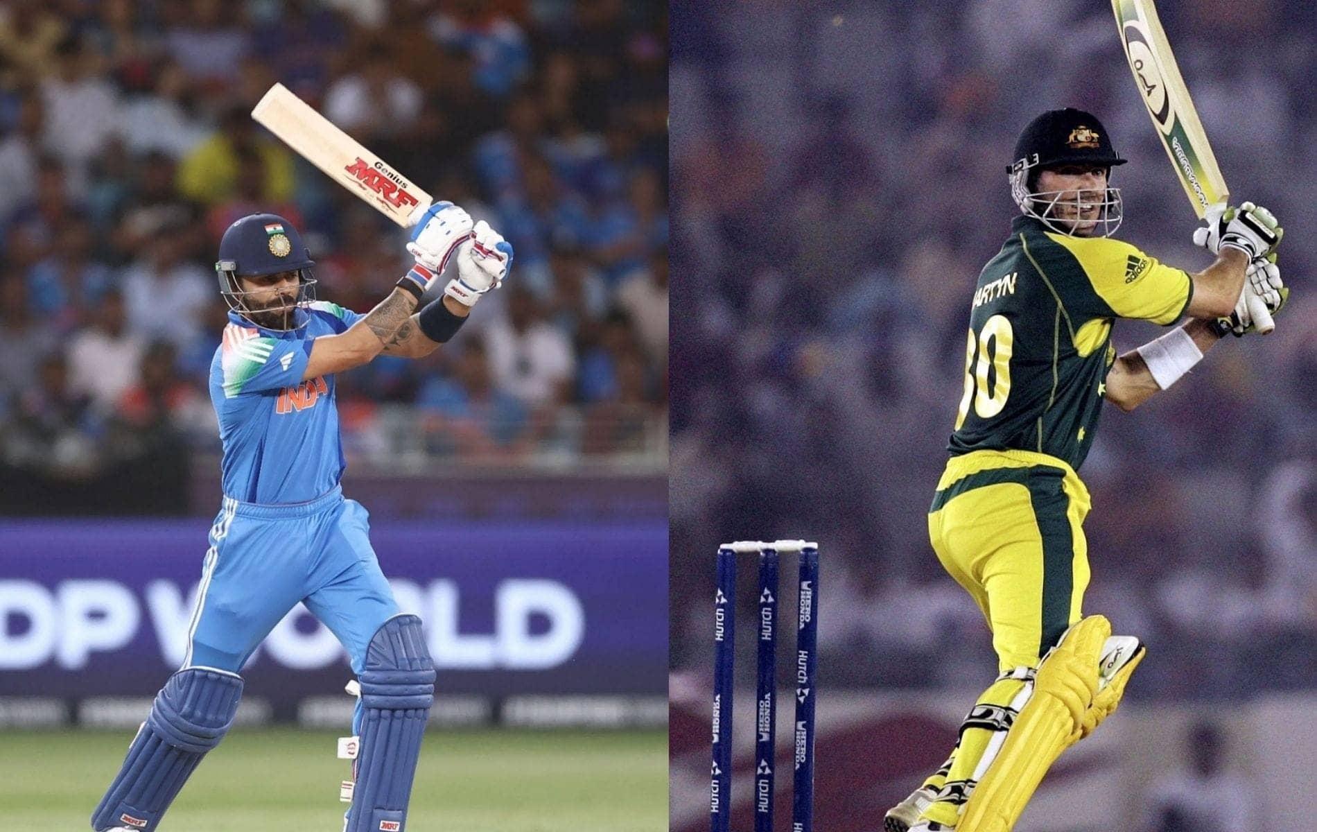 Kohli's Stats Shine Brighter Than Martyn's After 208 ODIs