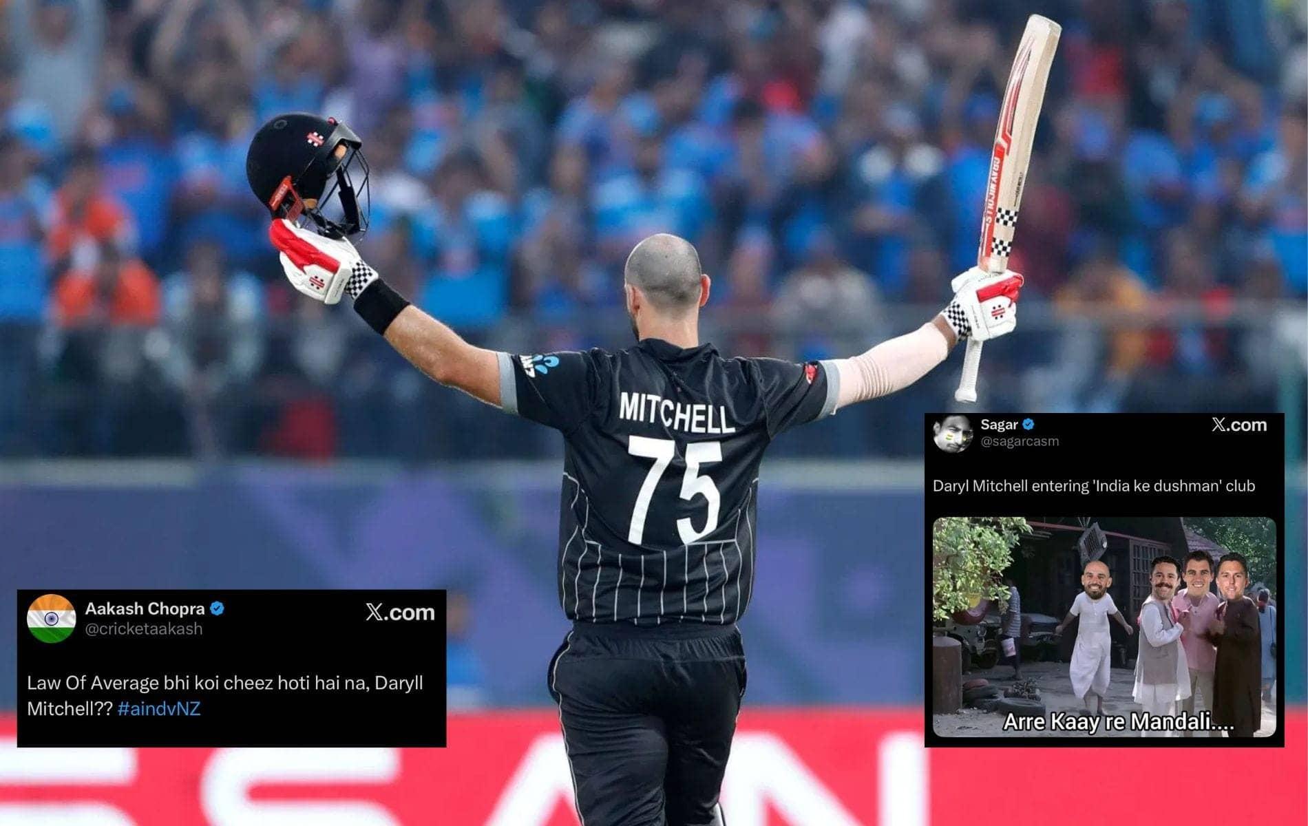 Daryl Mitchell Unleashes a 137 Run Smackdown on India!