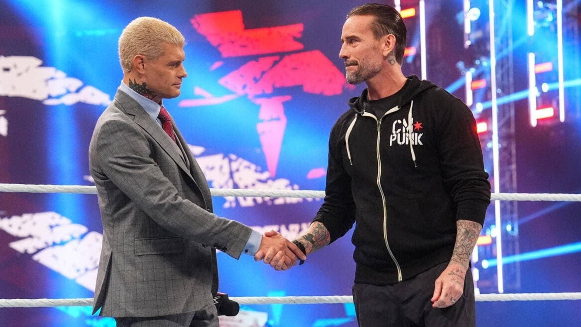 Cody Rhodes and CM Punk share a heartwarming moment