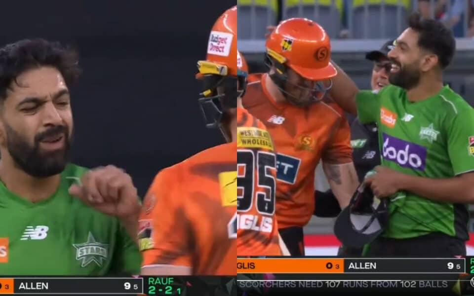 Epic BBL Showdown: Haris Rauf and Finn Allen's Hilarious Clash