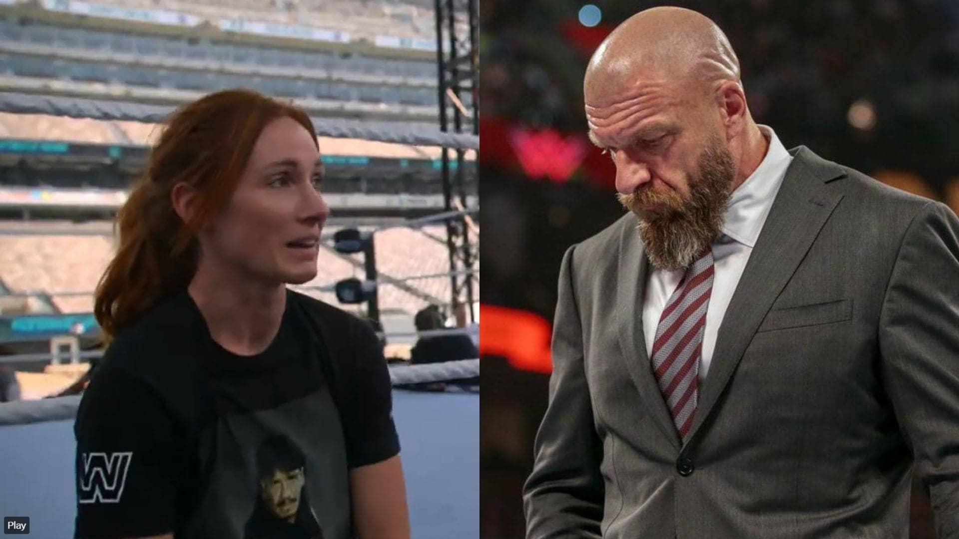 Becky Lynch Opens Up to Triple H; Shares Emotional Moments