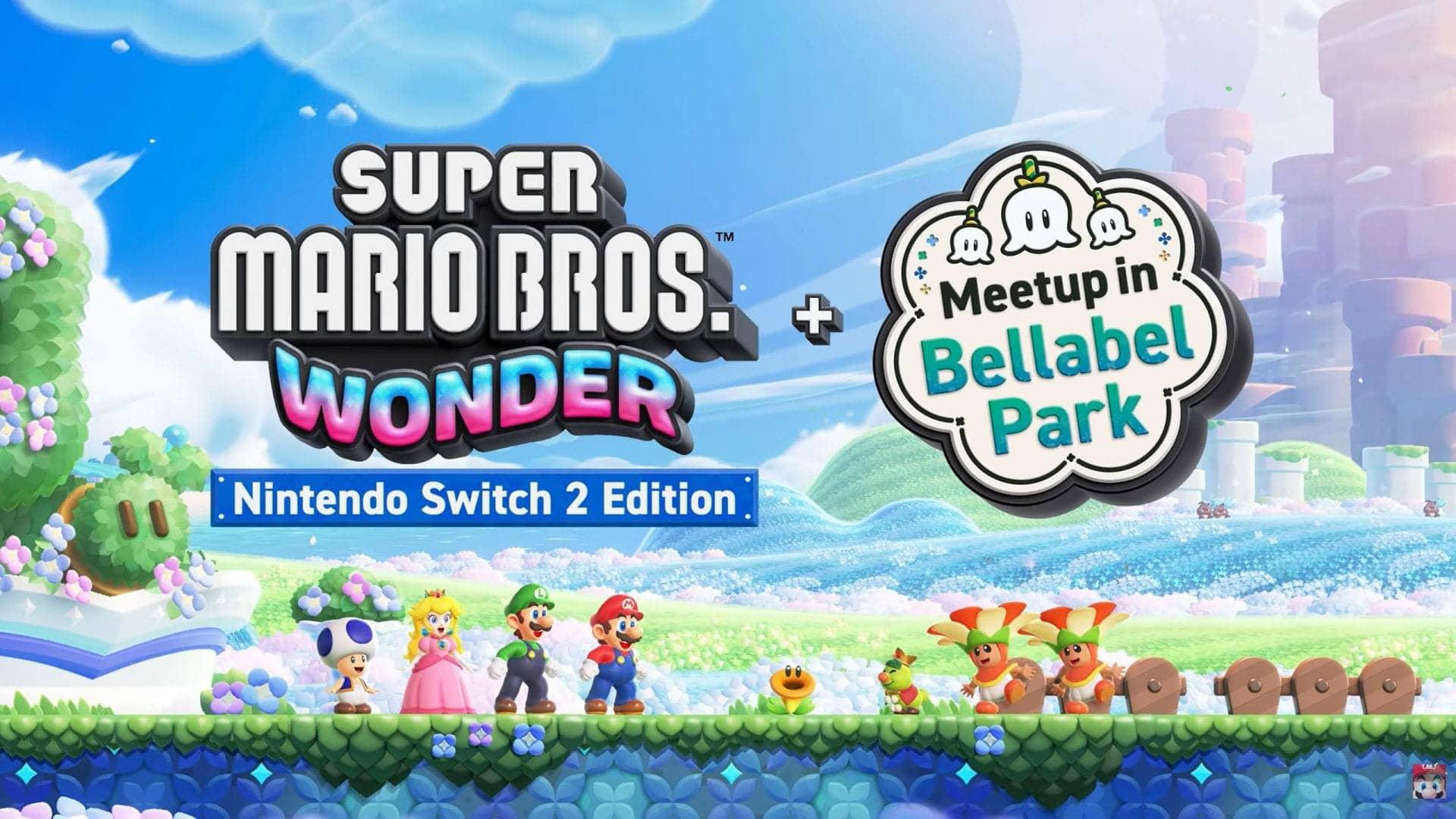 Release Date for Super Mario Bros. Wonder Nintendo Switch 2