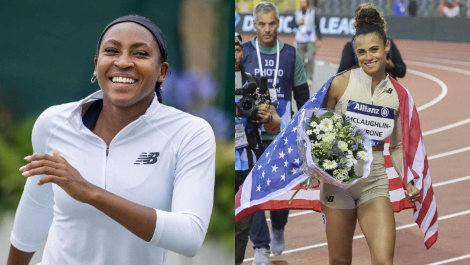 Coco Gauff Cheers for Sydney McLaughlin's Baby News Like A Champ