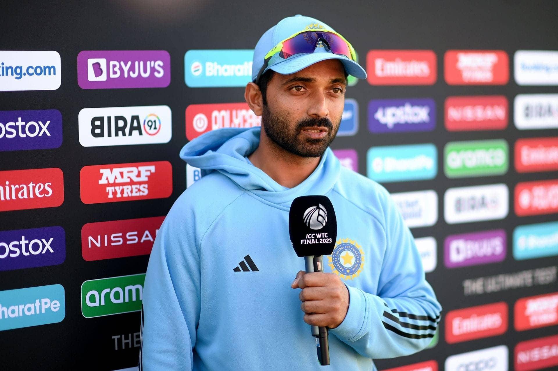 Ajinkya Rahane Cheers for Abhishek Sharma's Amazing Performance