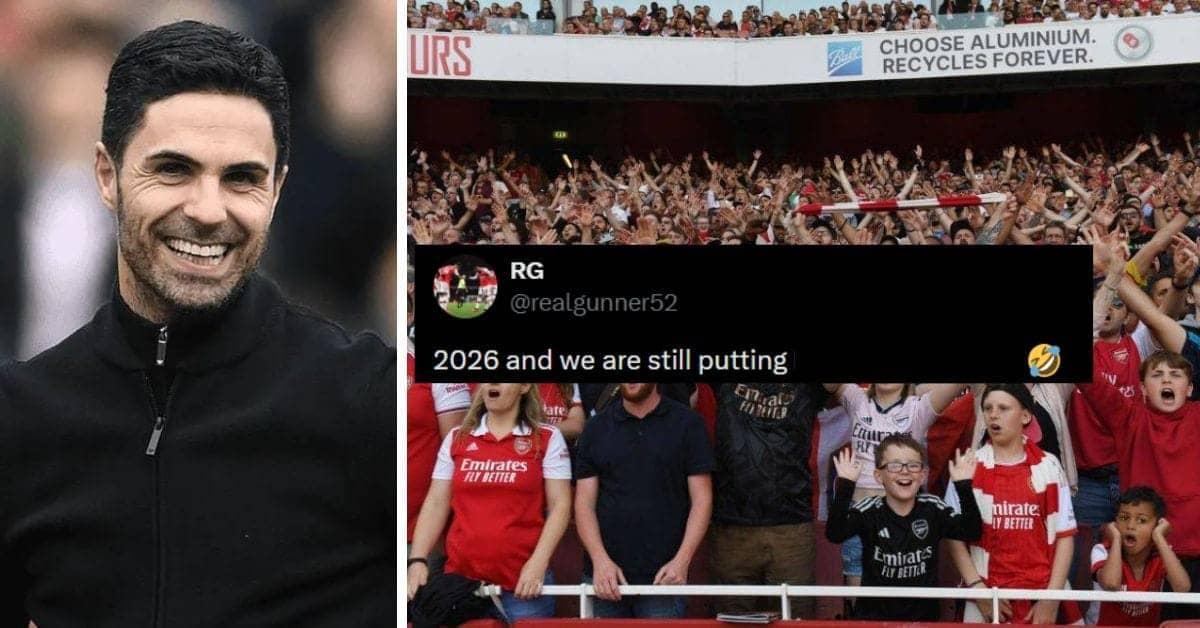 "2026 and we are putting him there", "Funniest guy" - Fans react as Arsenal star starts in unnatural position for UCL clash against Kairat