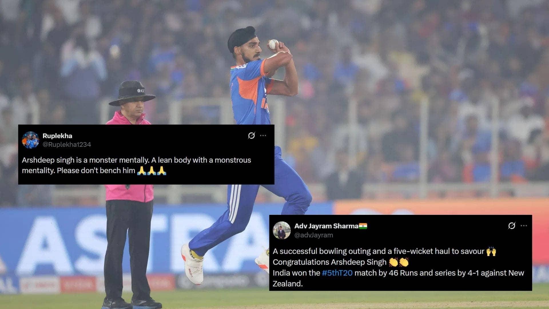 Arshdeep Singh ne New Zealand ka khaana bana diya bhai!