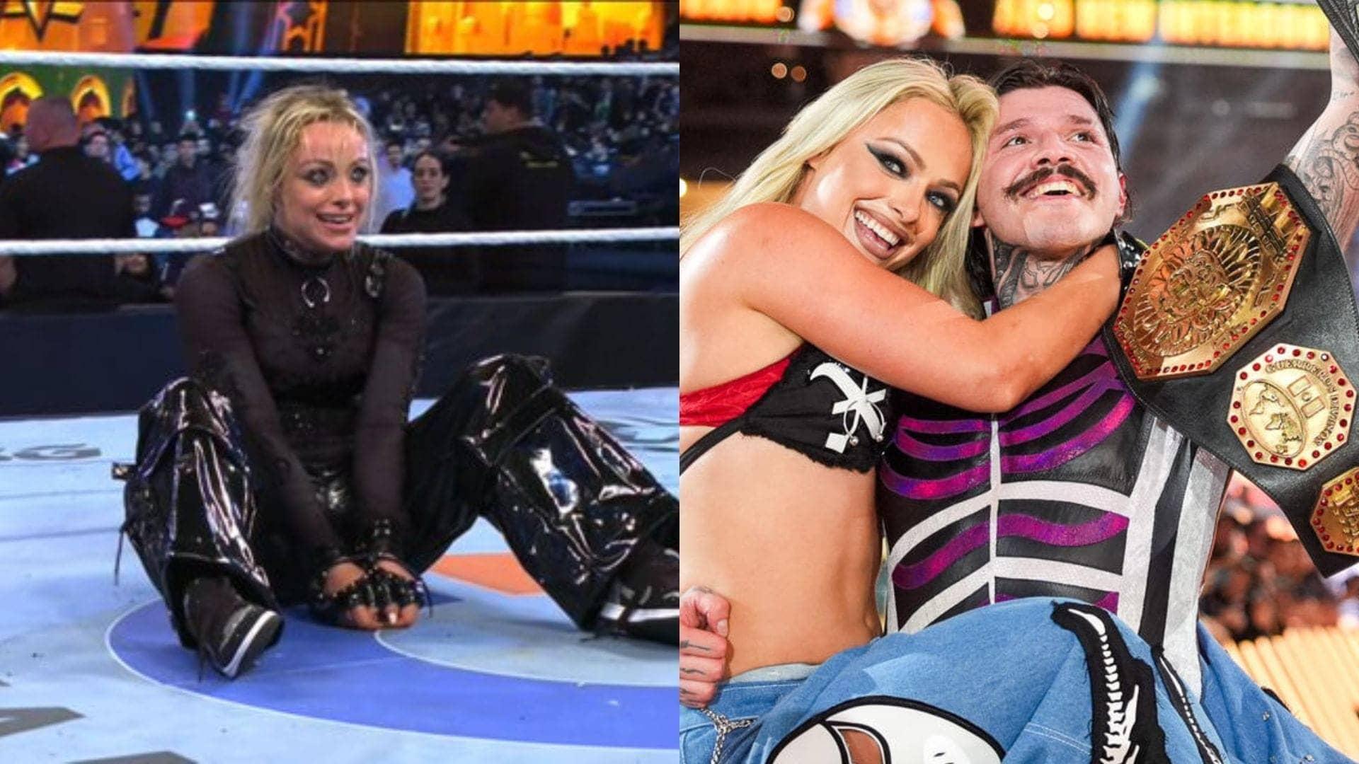 Dominik Mysterio Cheers for Liv Morgan's Rumble Victory